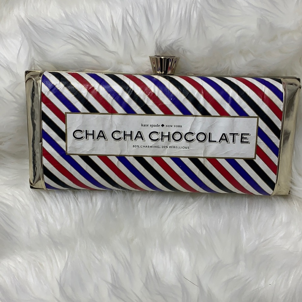 Kate Spade ♠️ Cha Cha Chocolate Clutch